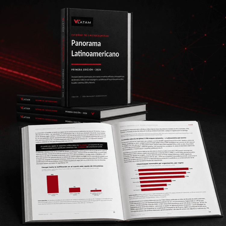 Portada del Informe de Ciberseguridad V-LATAM 2026